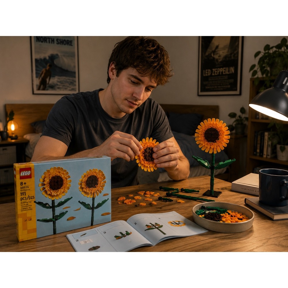 New In Box Lego Sunflowers 40524 191‎ Pieces